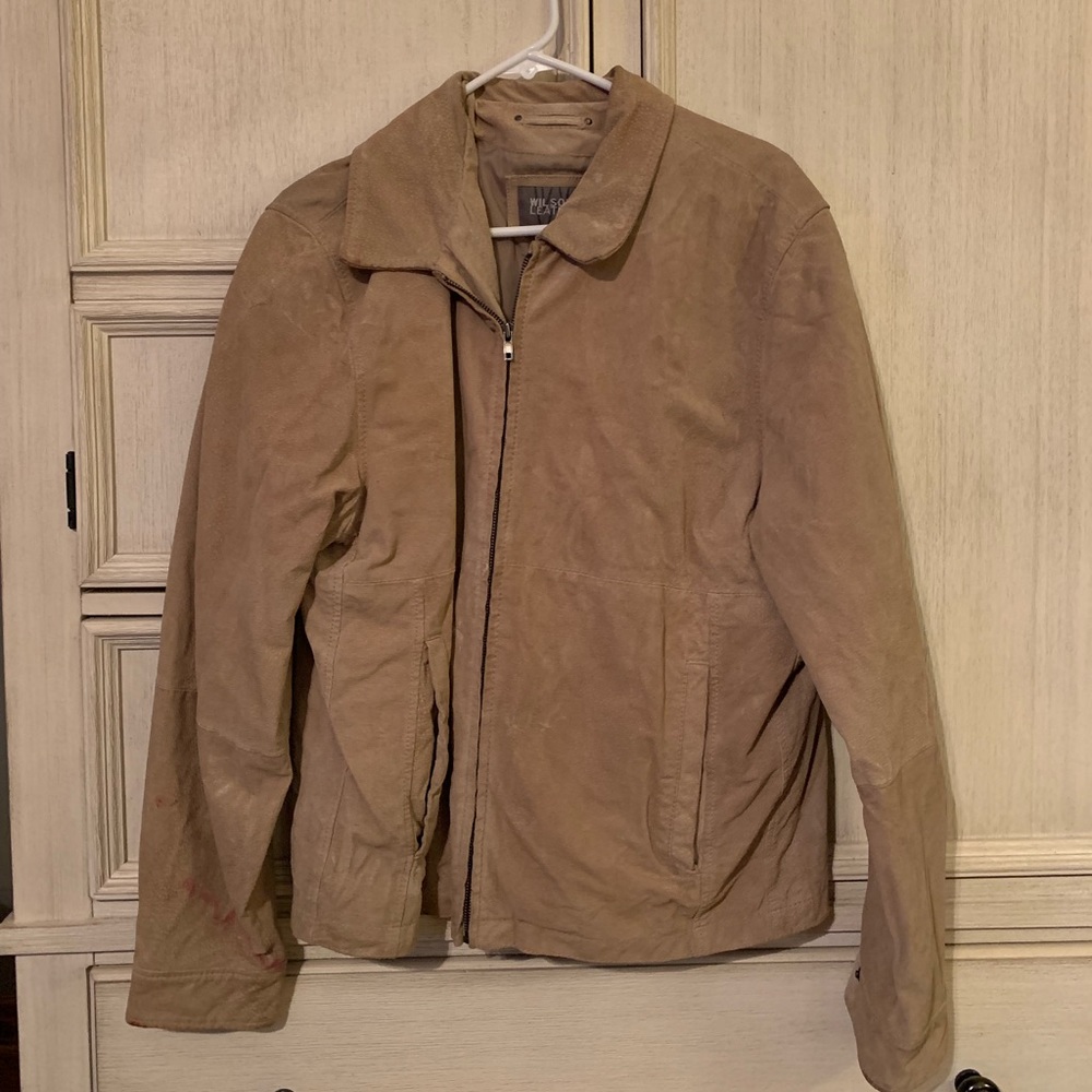 Men’s Tan Suede Jacket